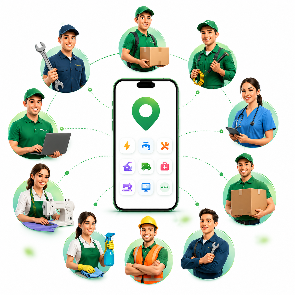 Yaqin app screen
